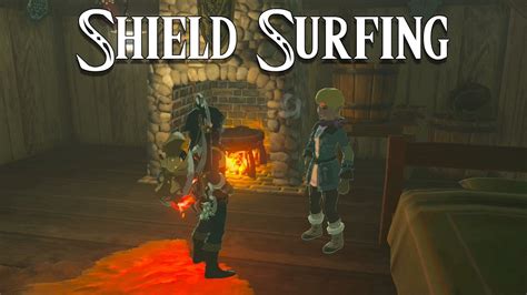 Breath of the Wild Shield Surfing Minigame - YouTube