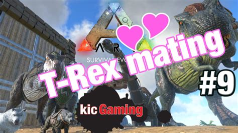 Mating T Rexes And Dinos Lets Play Ark Survival Evolved Single Player