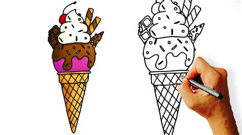 Ice Cream Summer Ice Cream Cute Drawings For Kids Foto Kolekcija
