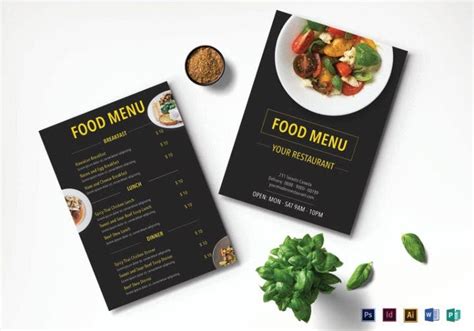 Seafood Menu 14 Free Editable Design Templates In Psd Ai Indesign