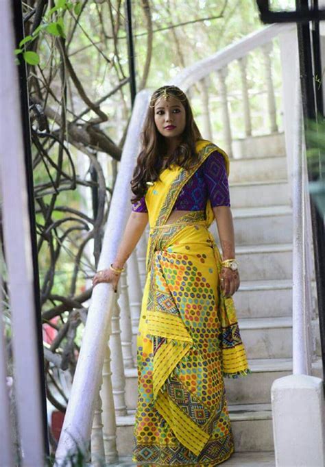 Assamese Bride Indian Sari Dress Saree Styles Assam Silk Saree