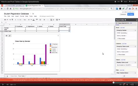 How to Create a Pivot Table in Google Spreadsheets ...