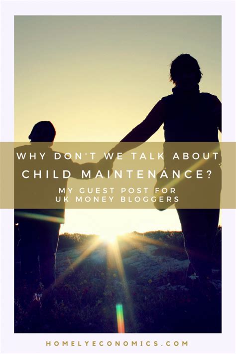Why Dont We Talk About Child Maintenance My Guest Post