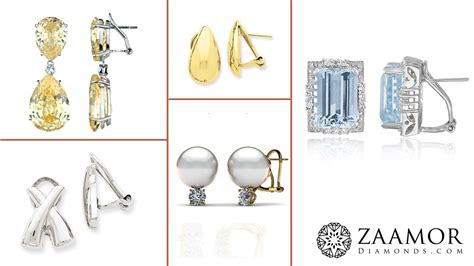 Know The Different Types Of Earring Clasps Zaamor Diamonds Blog