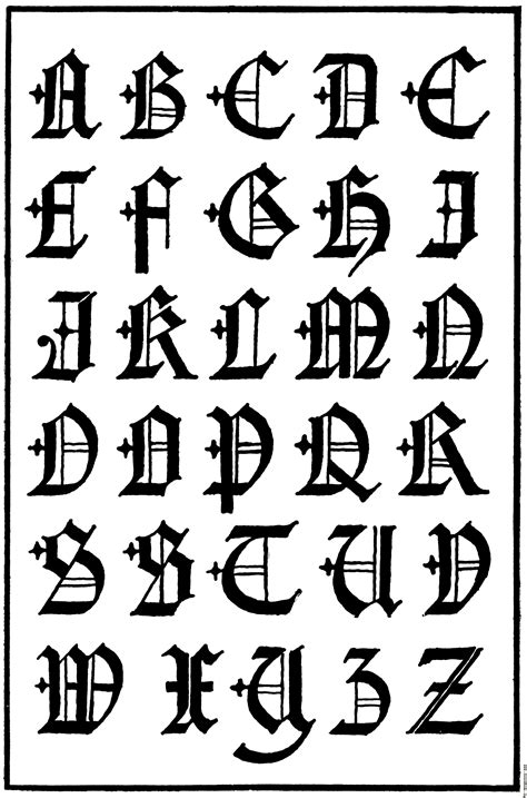 Old English Letters Drawing At Getdrawings Free Download