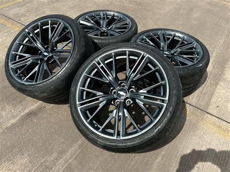 20 Chevy Camaro Zl1 Oem Staggered Wheels Rims Ss 5773 5774 2019 2020