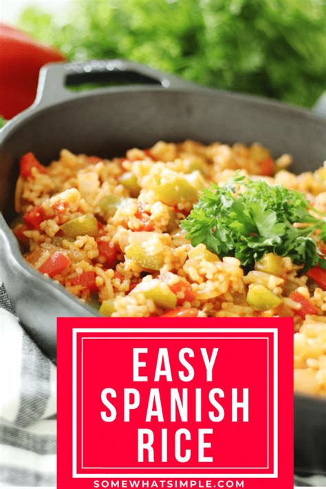 Easiest Homemade Spanish Rice Recipe Video Somewhat Simple