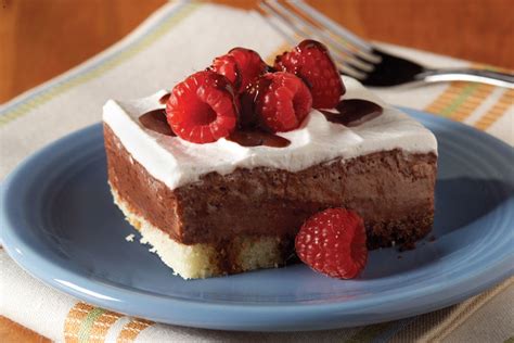 There are about 100 million other americans who have the same problem. Low-Fat Chocolate-Berry Dessert - Kraft Recipes