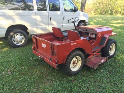 Roof Palomino Mini Jeep Mower Super Rare Running And Working Complete