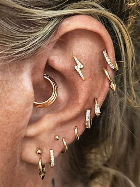 Daith Piercings 101 Everything You Need To Know In 2023 Earings Piercings Ear Jewelry Large