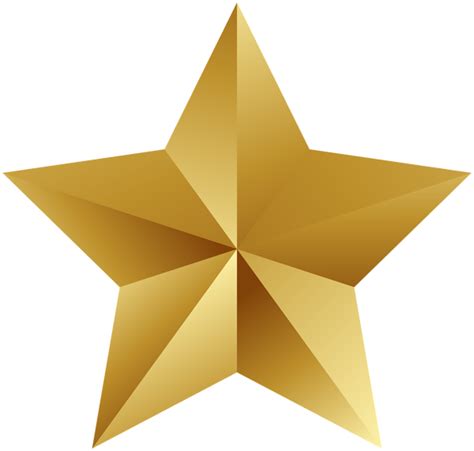 Download Golden Star Png Image For Free