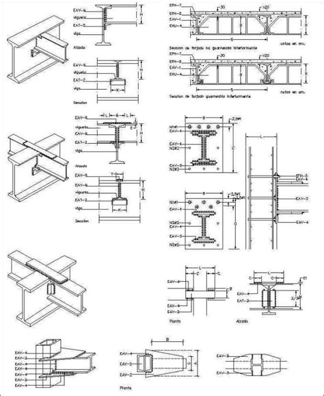 Free Steel Structure Details 5 【download Autocad Blocksdrawings
