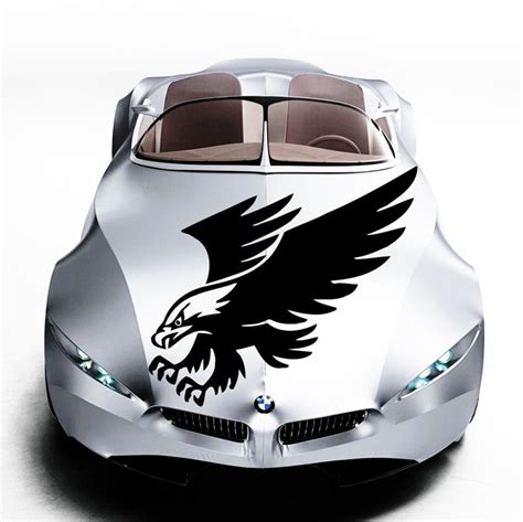 Car Decals Hood Decal Vinyl Sticker Eagle Bird Predator Auto Decor