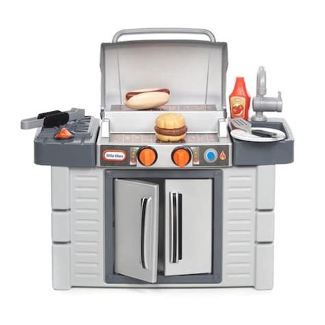 Step2 Fixin Fun Outdoor Grill Grilling Bbq Grill Pretend Play Kitchen