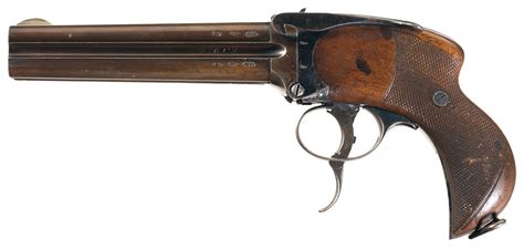 Lancaster 4 Barrel Howdah Pistol A Brief From Firearm Blog History