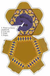 chocolate frog box printable demisiriusly