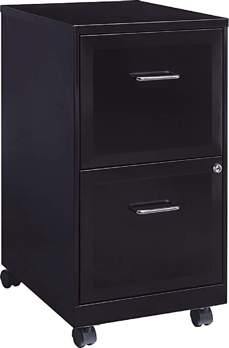 Staples 2 Drawer Vertical Locking File Cabinet Black Sold As 1 Each