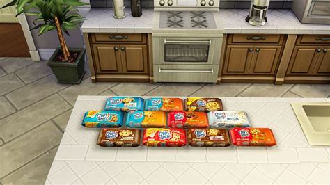 Chips Ahoy Sims 4 Food Clutter Sims 4 Sims 4 Cc Furniture Sims 4