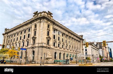 Historic Courthouse And Post Office Building In Cleveland Ohio Stock