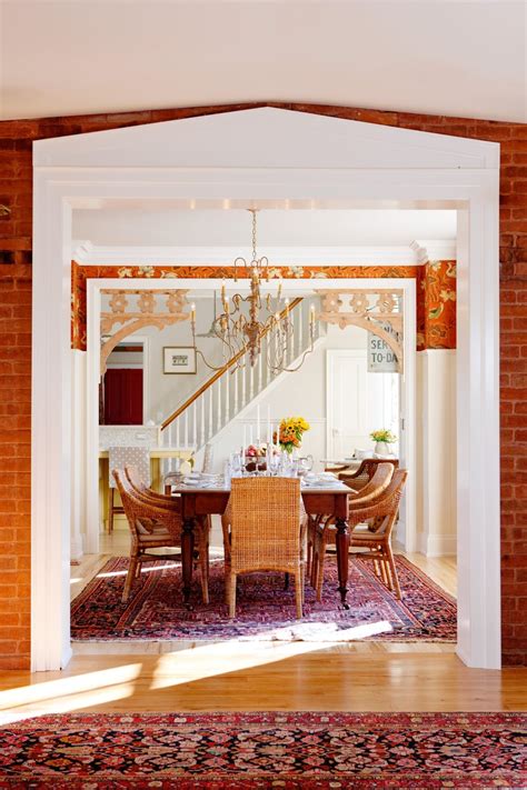 Dining Room Entry View Sarah Richardson Farmhouse Eclectic Dining