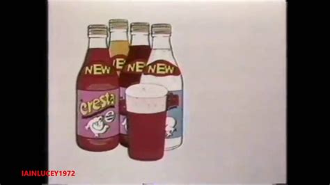 Cresta Fizzy Drink Tv Advert 1976 In 4 New Flavours Its Still Frothy