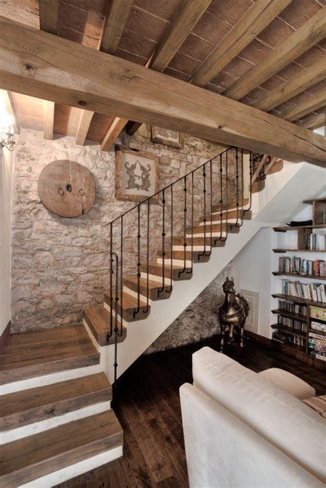 Scale Walter Galluzzi Rustic Stairs House Design Rustic House