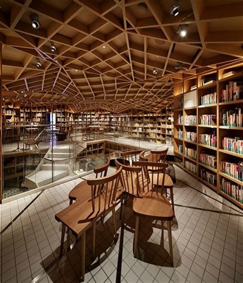 Cleverly designed interiors by japanese!?! This Gorgeous Travel Library Will Give You Crazy ...