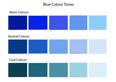 Warm Neutral And Cool Blues Blue Palette Warm Blue Warm Colors