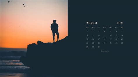 Download August 2021 Calendar Wallpaper