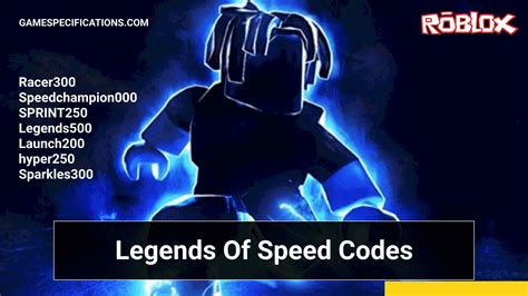 The following is a list of all the different codes and what you get when you put them in. Roblox Codes for Legends Of Speed 2021 - Game Specifications
