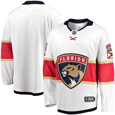 Fanatics Branded Florida Panthers White Breakaway Away Jersey