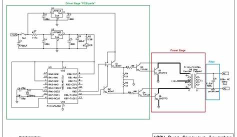 Pure Sine Wave Inverter Circuit Diagram