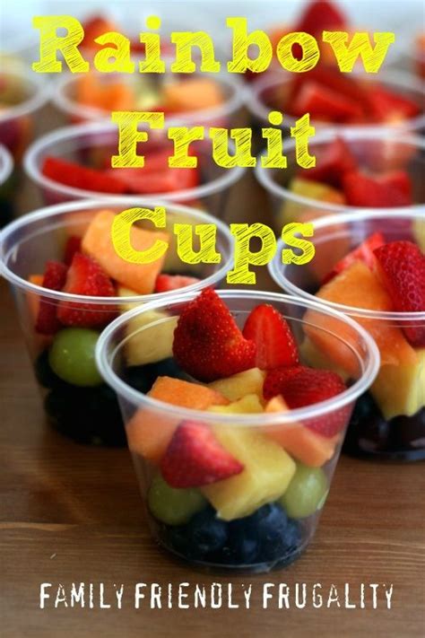 · this is the best pasta salad i've ever eaten, and people request it frequently. Fruit Filled Rainbow Cups