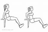 Exercises Using A Chair Photos