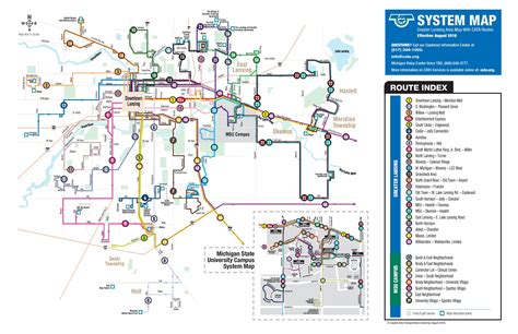 Bus Routes Map Color 2018