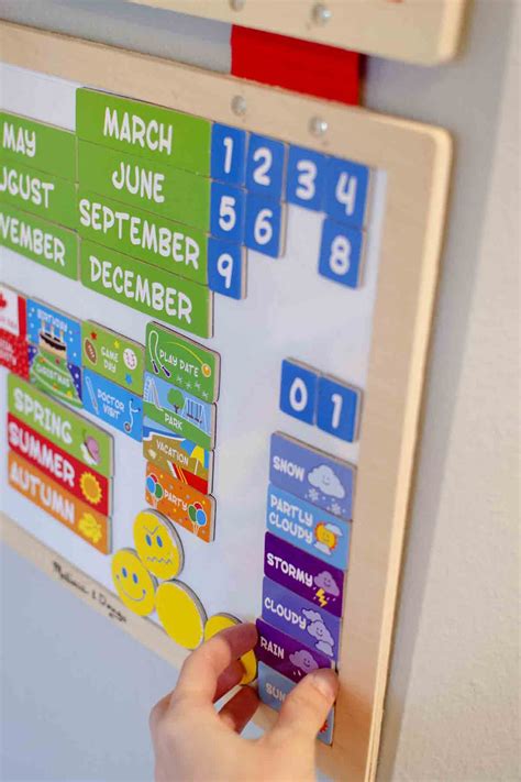 Easy Morning Calendar Routine Busy Toddler