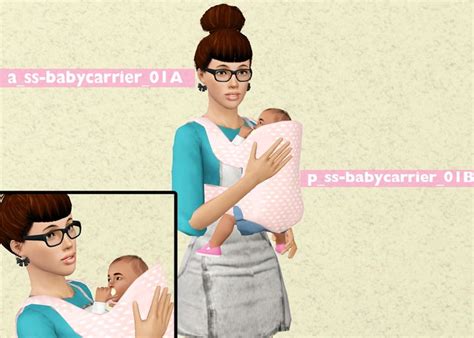 Baby Carrier And Poses By Sincerelyasimblr Sims 3 Sims Sims 4 Toddler
