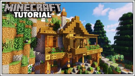 The beautiful thing about minecraft is how you gradually improve as a player, honing your craft, slowly developing your skill. Minecraft Starter Cliffside House Tutorial [How to Build ...