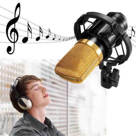 Bm 700 Sound Studio Recording Dynamic Condenser Microfone Mic Shock