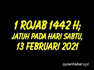 Kalender hijriah memasuki bulan rajab 1442 hijriah/2021. Hurup Bergerak Selamat Datang Bulan Rajab 1442 H - 16 ...