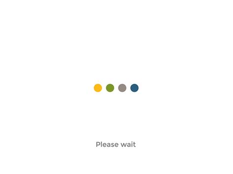 Please Wait Animation By Pavan Mahale On Dribbble