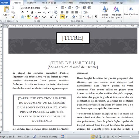 Créer un article de journal sur Microsoft Word  WayToLearnX
