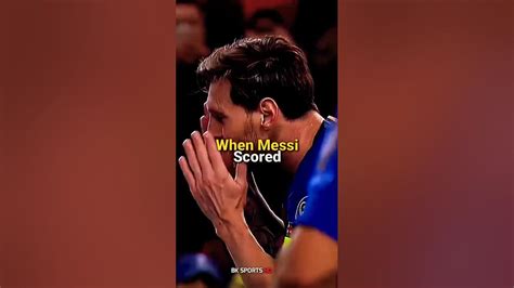 The Day Messi Apologized For Scoring A Goal In The Final Youtube