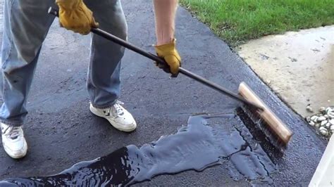 It does not even cause a yellowing of the. How to Apply a Driveway Sealer - Sealing a Driveway - YouTube