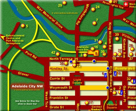 Tourist Map Of Adelaide