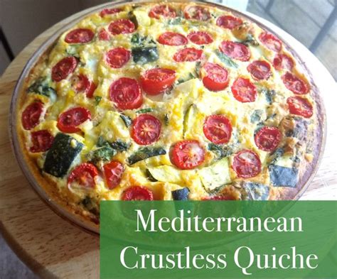 Favorite Recipe Friday Mediterranean Crustless Quiche Fit And Frugal