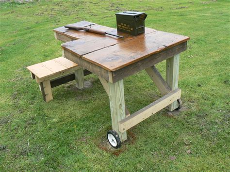 Some of them are woodworking projects, others are concrete and metal. Bluhouse News: Shooting Bench