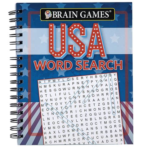Brain Games Usa Word Search Book Wordsearch For Adults Walter Drake