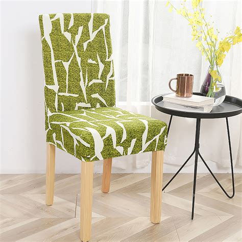Chun yi waterproof dining chair covers best fabric stretch dining room chair covers. 1/2/4/6PCS Dining Chair Covers Art Slipcover Stretch ...