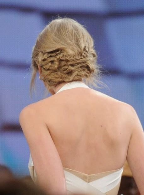 Because a bob haircut is so versatile, it the most fashionable and chic look hair style is inverted bob hairstyle in which cutting is done in such a manner that on the back hair are mounded. Taylor Swift Beautiful Braided Updo - Hairstyles Weekly